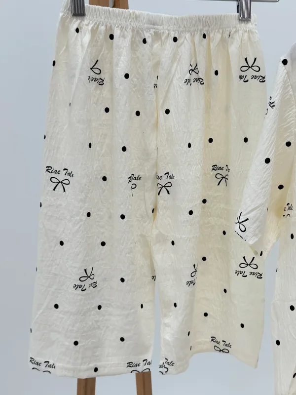 ست لباس راحتی بلوز و شلوارک کد 110