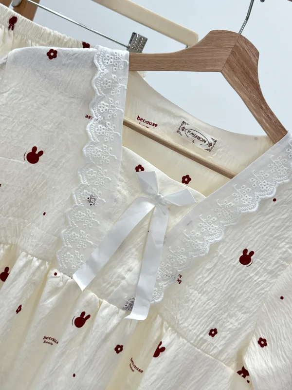 ست لباس راحتی بلوز و شلوارک کد 113