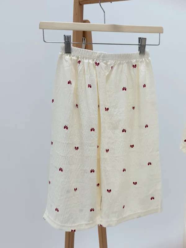 ست لباس راحتی بلوز و شلوارک کد 114