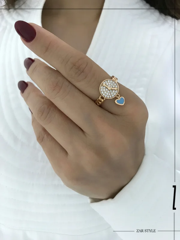 انگشتر کارتیه طرح ساعت