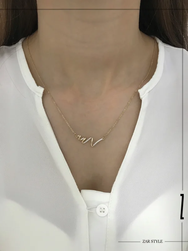 گردنبند زنانه مارپیچ