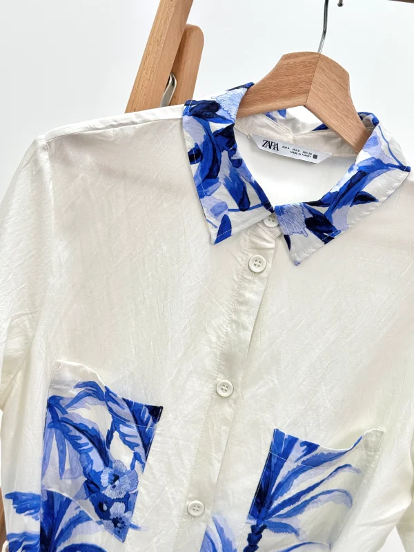 پیراهن تابستانی طرح‌دار زارا
