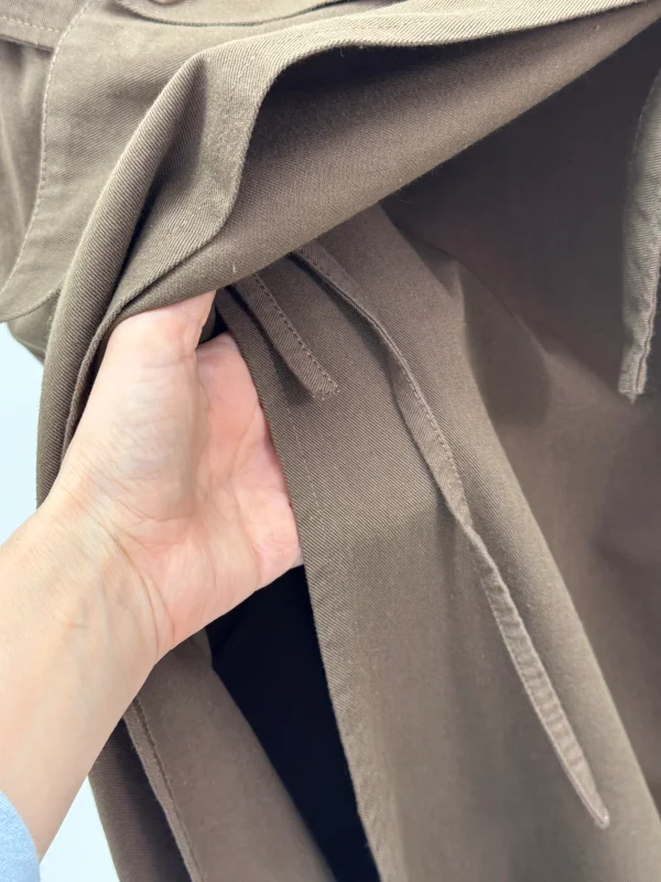 دامن کتان جیب متحرک کد 3