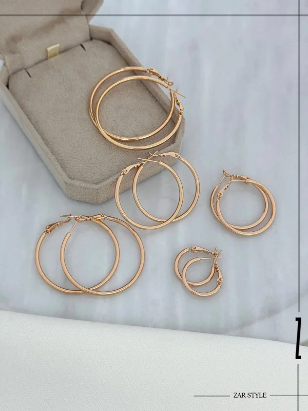 گوشواره حلقه‌ای خطی