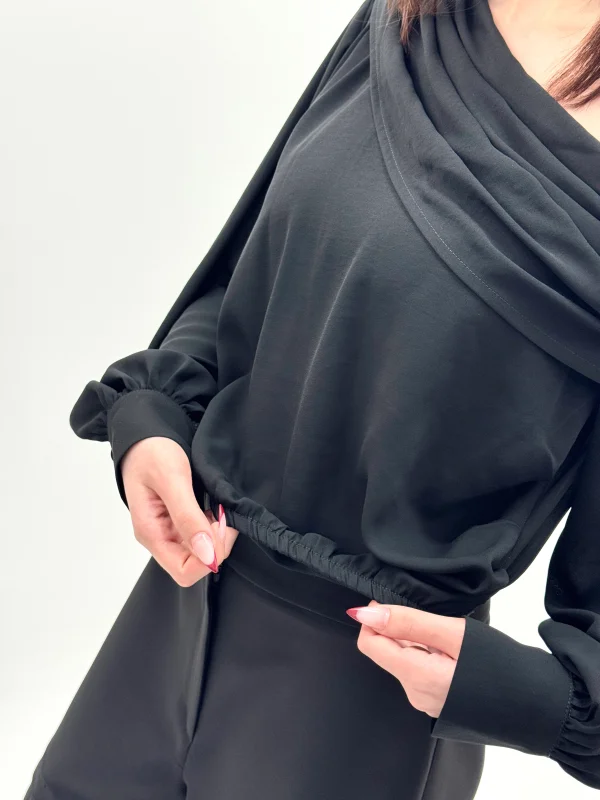بلوز یقه رومی