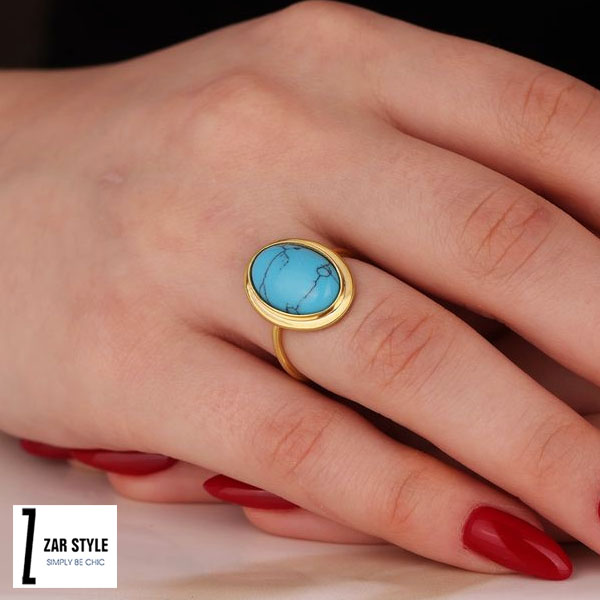 عکس انگشتر فیروزه