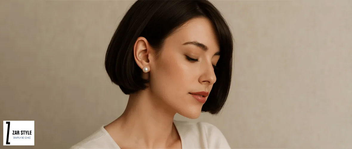 گوشواره برای موی کوتاه