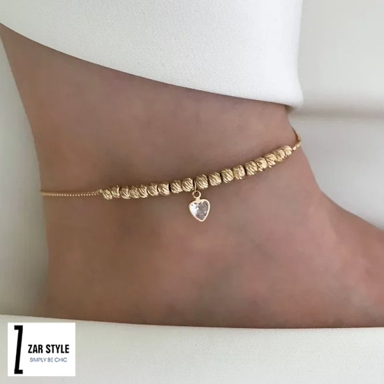 پابند مناسب پای راست البرنادو و قلب الماسی