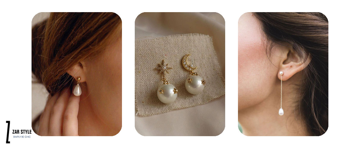 انواع گوشواره مرواریدی