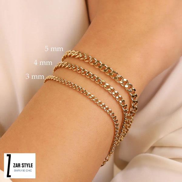 دستبند زنجیری&nbsp;دخترانه