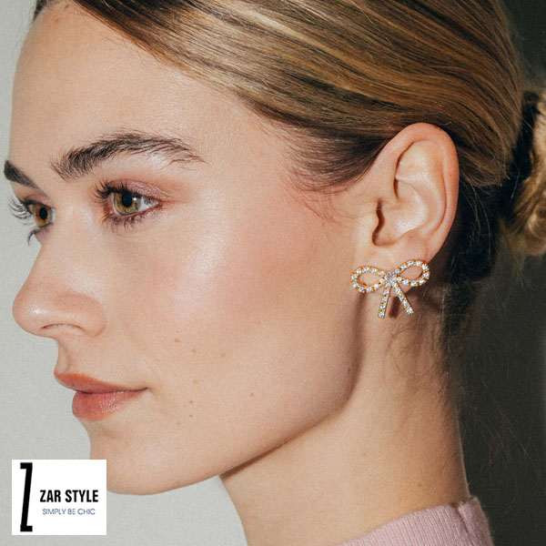 گوشواره طرح پاپیون