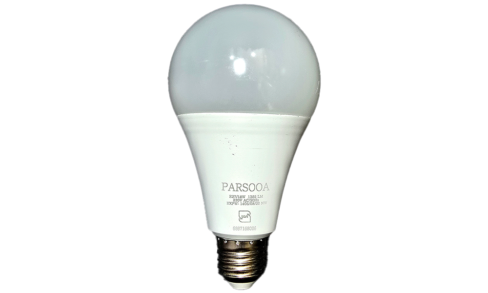 لامپ ۹ وات حبابی پارسوآ