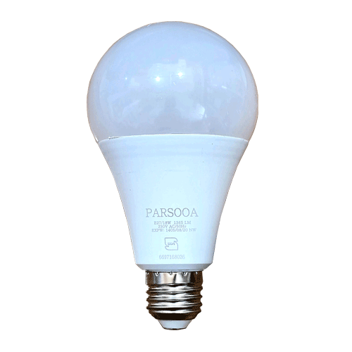 لامپ 18 وات حبابی پارسوآ