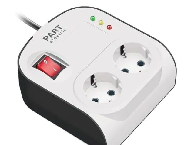 محافظ ولتاژ ۲ خانه مناسب یخچال و فریز مدل پارت