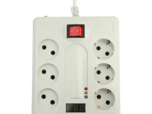 محافظ ولتاژ ۶ خانه مناسب صوتی‌، تصویری و کامپیوتر پارت