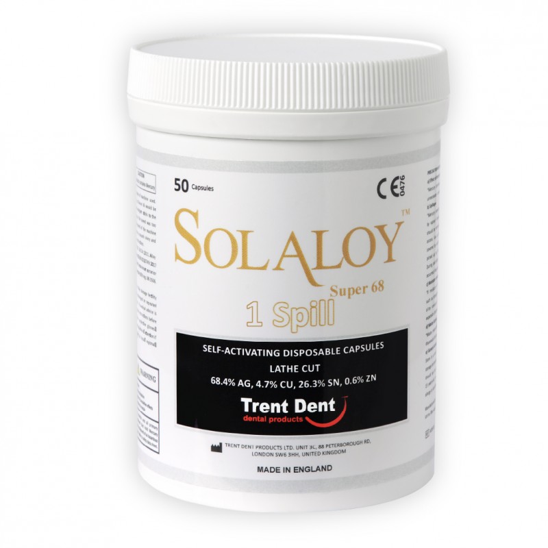 آمالگام کپسولی سولالوی سوپر 68 – 50 عددی