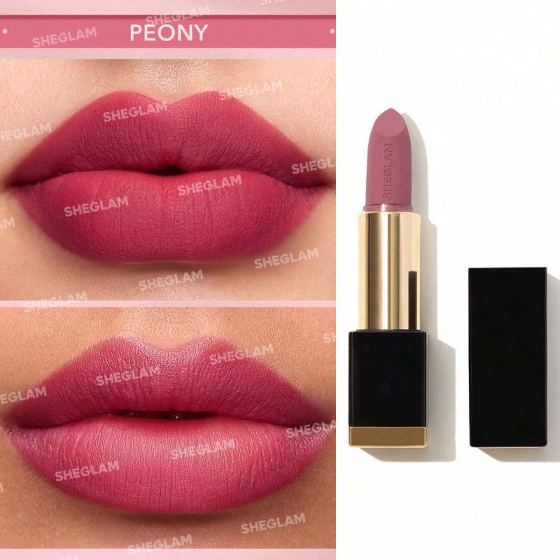 رژلب مگنتی مات  lipstick Peony  sheglam شیگلم