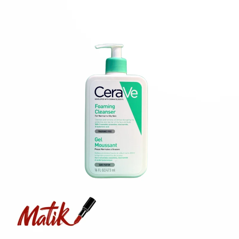 ژل شستشوی  فومینگ پوست نرمال تا چرب سراوی حجم 236-473میل