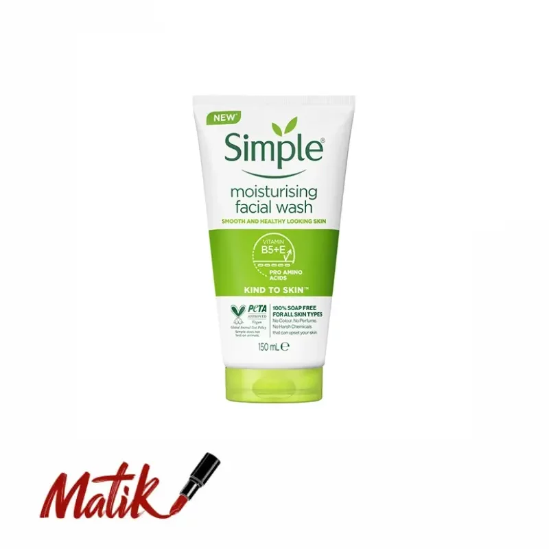 ژل شستشوی پوست مویسچرینگ سیمپل