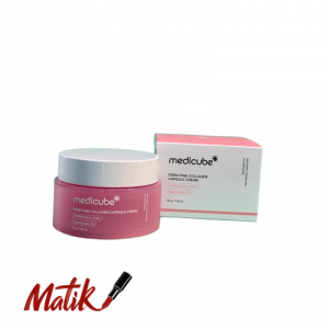 کرم کپسولی روشن‌کننده و ضدچروک کلاژن و PDRN مدی کیوب | Pink Collagen Cream
