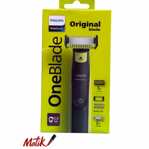 ماشین اصلاح فیلیپس مدل OneBlade (وان‌بلید) – اصلاح، خط‌زنی و پیرایش حرفه‌ای صورت و بدن