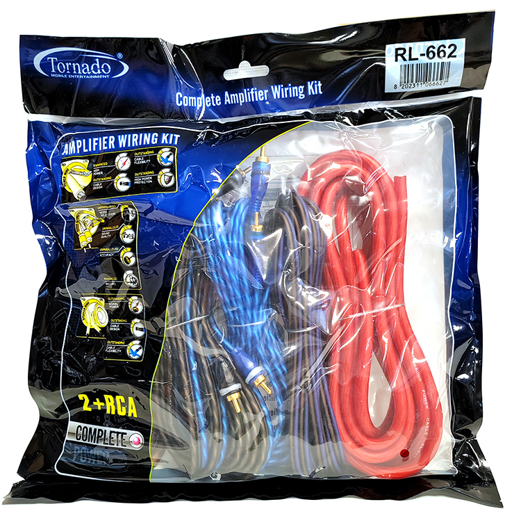 کابل آمپلی فایر 6گیچ (دو RC)تورنادو مدل RL-662