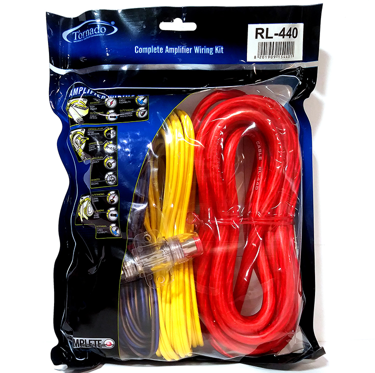 کابل آمپلی فایر 4گیچ تک RC تورنادو مدل RL-440