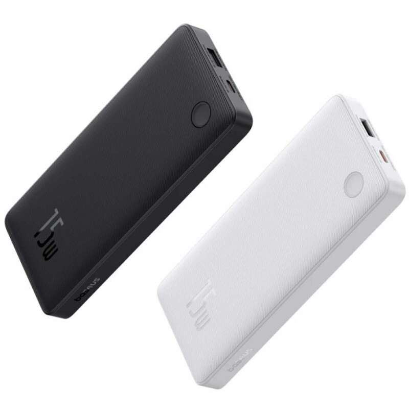 پاوربانک 10000 باریک یو‌اس‌بی و تایپ‌سی 15 وات بیسوس Airpow Lite P10067500123