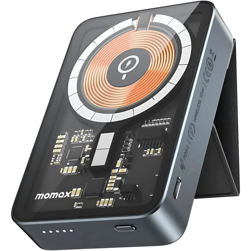 پاور بانک مگ سیف 15 وات و تایپ سی 20 وات 10000 میلی آمپر مومکس IP111