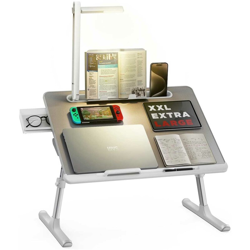 میز تحریر و لپ‌تاپ تا 17 اینچ دارای چراغ LED سایجی k8 تاشو و قابل حمل