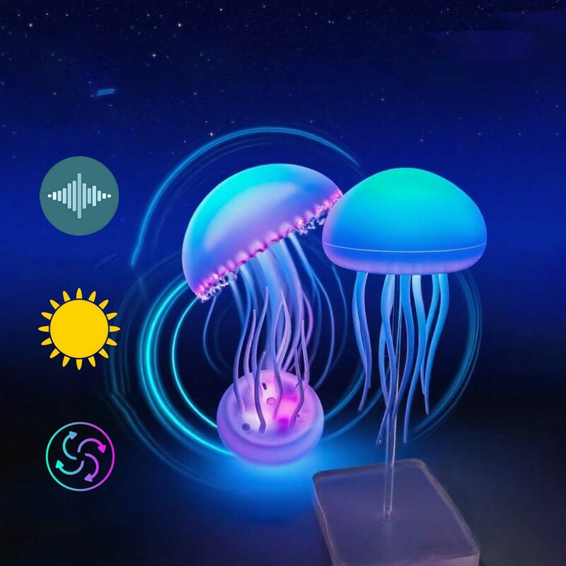 چراغ خواب رومیزی شارژی عروس دریایی AURORA