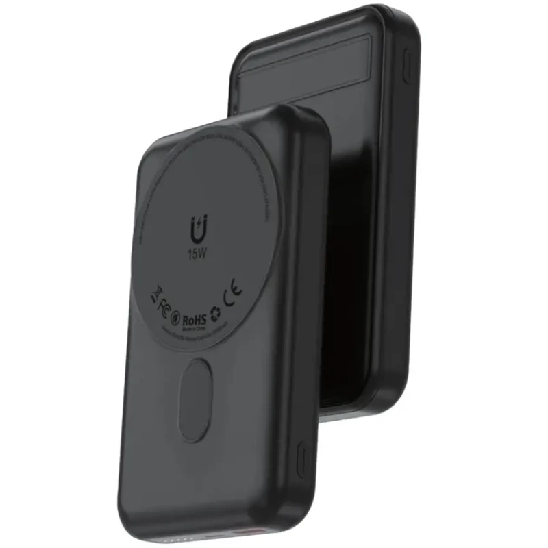 پاوربانک وایرلس مگنتی 15 وات، Type-C و USB فست شارژ 22.5 وات 10000 گرین‌لاین GL-PB60 LAGOS