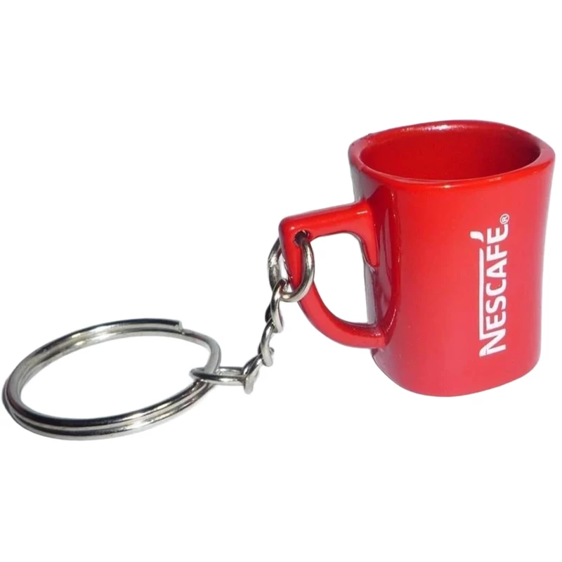 جاکلیدی فانتزی مدل Nescafe طرح ماگ مینیاتوری