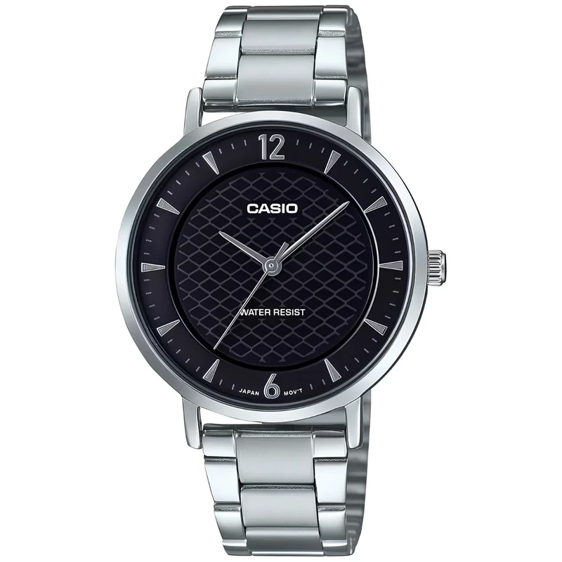 ساعت مچی زنانه کاسیو Casio مدل LTP-VT04D-1ADF صفحه مشکی