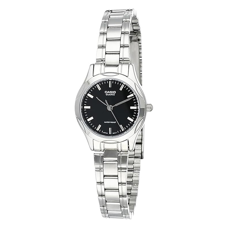 ساعت مچی زنانه کاسیو Casio مدل LTP-1275D-1A صفحه مشکی