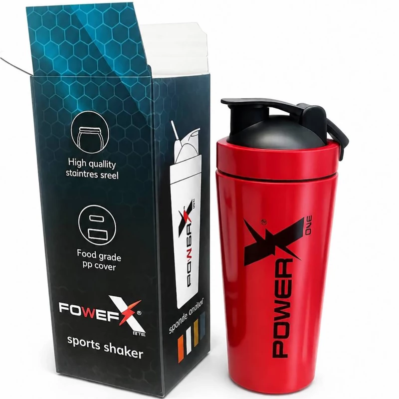 شیکر استیل ورزشی پاور ایکس Power X  مدل One ظرفیت 739 میلی لیتر