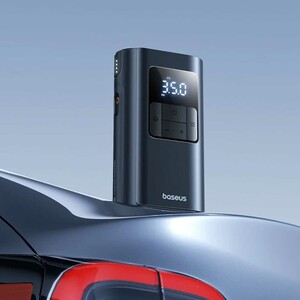 پمپ باد لاستیک خودرو، چراغ قوه و پاوربانک شارژی بیسوس