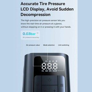 پمپ باد لاستیک خودرو، چراغ قوه و پاوربانک شارژی بیسوس