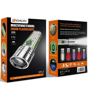 فروش چراغ قوه دستی شارژی داوین