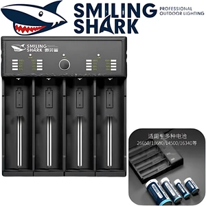 شارژر باتری چندکاره اسمایلینگ شارک 2A-Four-Bay