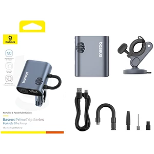 بهترین پمپ باد دوچرخه و موتور با چراغ قوه بیسوس