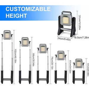 چراغ کار پایه دار قابل شارژ همه کاره
