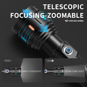 چراغ قوه فوکوس دار اسمایلین شارک