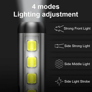 خرید چراغ قوه گیره دار شارژی