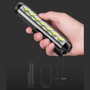 چراغ قوه کوچک گیره دار شارژی