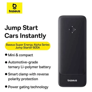 جامپ استارتر خودرو، پاوربانک 6000 میلی‌آمپرو چراغ قوه بیسوس BS-CH006 C00259200121-00