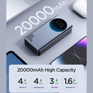 فروش پاوربانک  تایپ سی و یو اس بی 65 وات جویروم