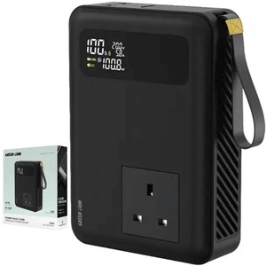 پاوربانک 30000 شارژ سریع 270 وات Type-C و USB گرین‌لاین GNPVU270W30BK