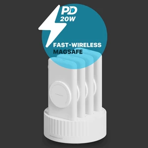 پاوربانک بی سیم وایرلس مگنتی مگ‌ سیف ایستگاه شارژ پاورولوژی