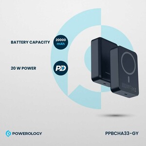 پاوربانک اپل 15 وات و تایپ سی 20 وات 20000 پاورولوژی